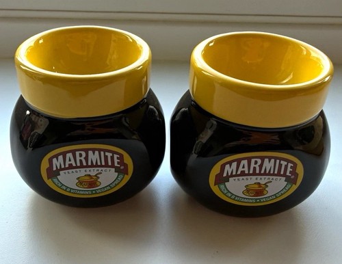 Marmite pair jar - shaped, egg