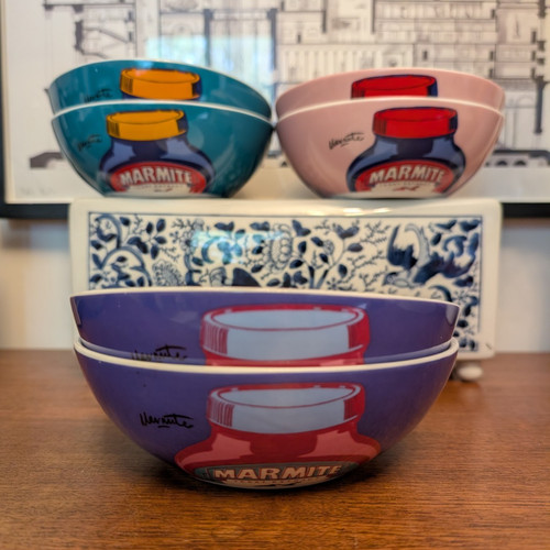 Marmite ceramic bowls - set, of