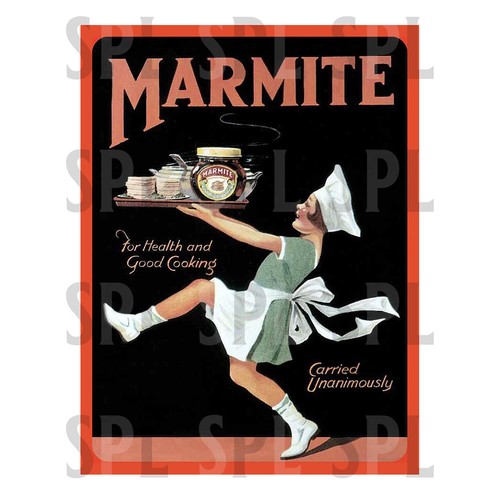 Marmite metal sign retro - marmite,