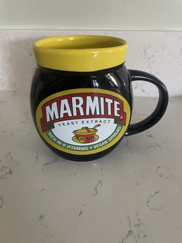 Marmite ceramic mug jar - marmite,