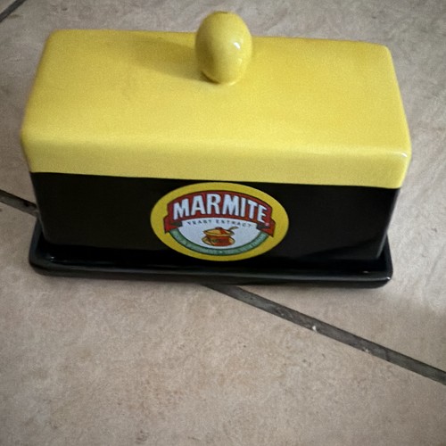 Marmite ceramic butter dish - marmite,