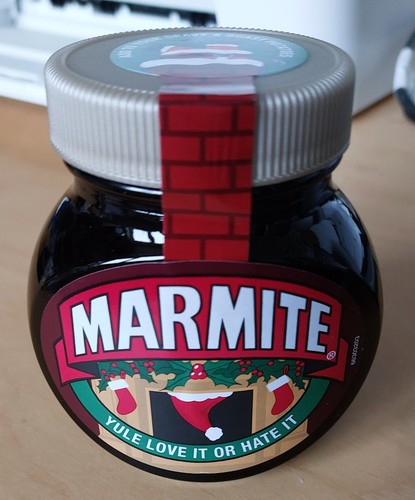 Christmas marmite 250g jar - marmite,