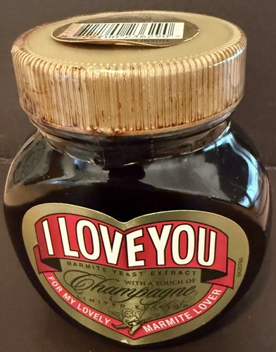 Marmite love you champagne - love,