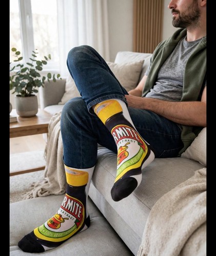 Novelty socks marmite - novelty,