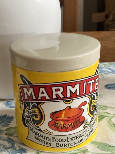 Marmite ceramic lidded storage - ceramic,