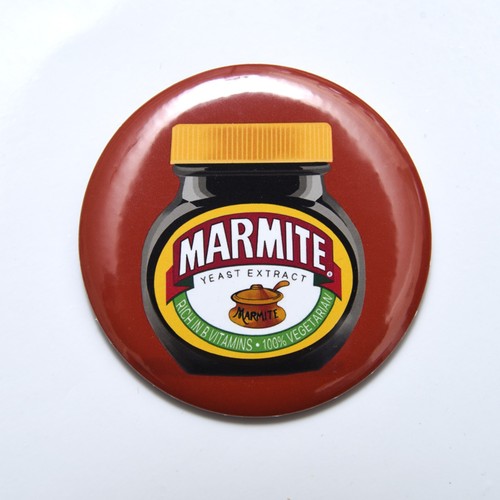 Marmite 58mm pin - , badge