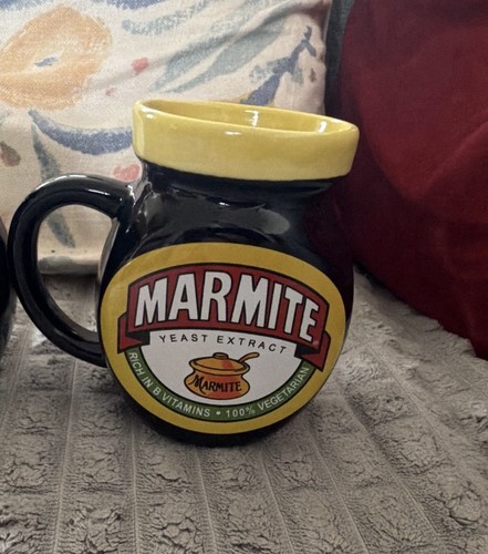 Marmite mug black - marmite, black/yellow