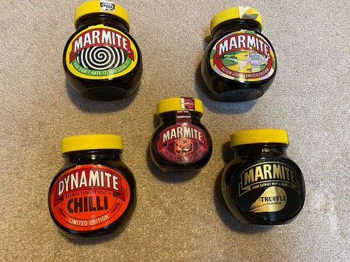 Empty marmite jars - empty,