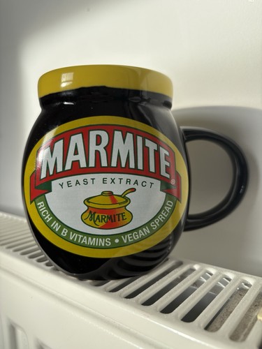 Marmite jar shaped coffee - marmite, tea