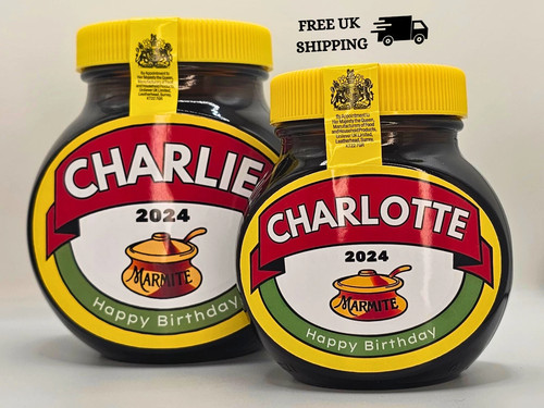 Personalised marmite jar - personalised, label